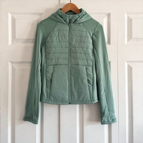 Tek Gear Women's River Moss Mixed Media Lightweight Jacket - Picture 2 of 9